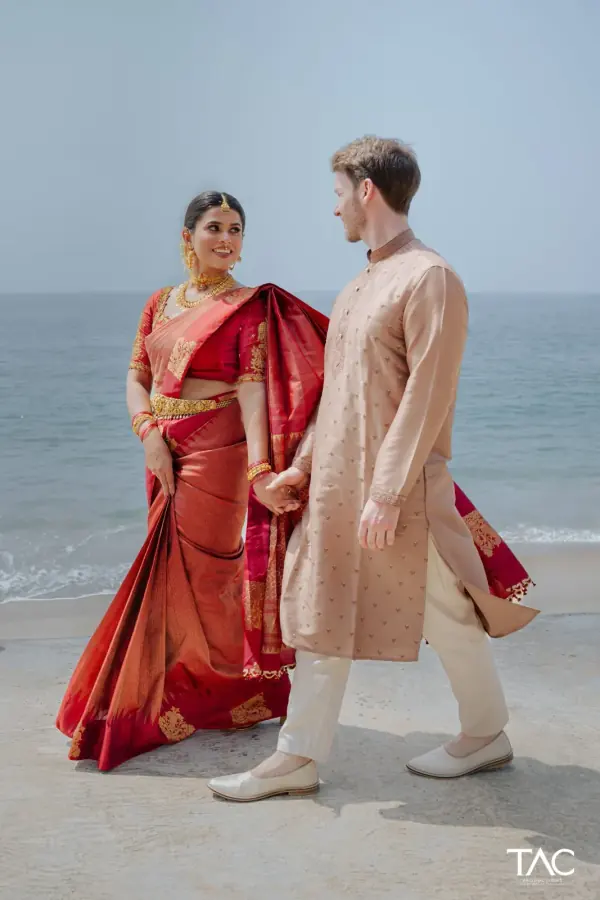 Couple on Kapu beach, Udupi